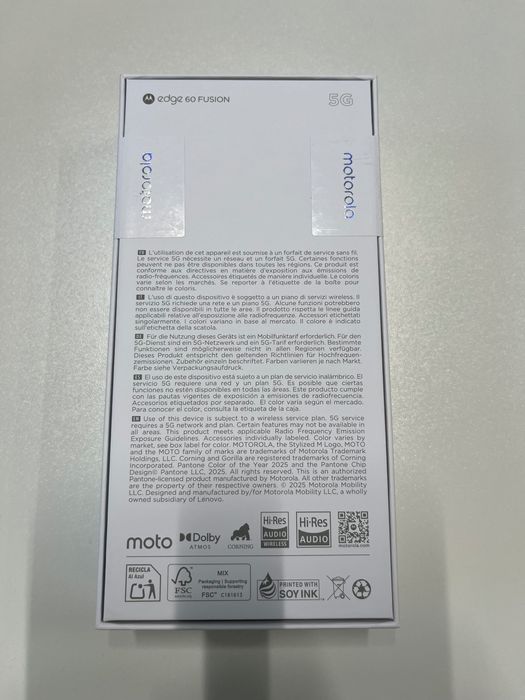 НОВ НЕРАЗОПАКОВАН motorola edge 60 fusion 8 Gb/256 Gb