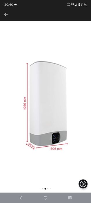 Vand boiler electric