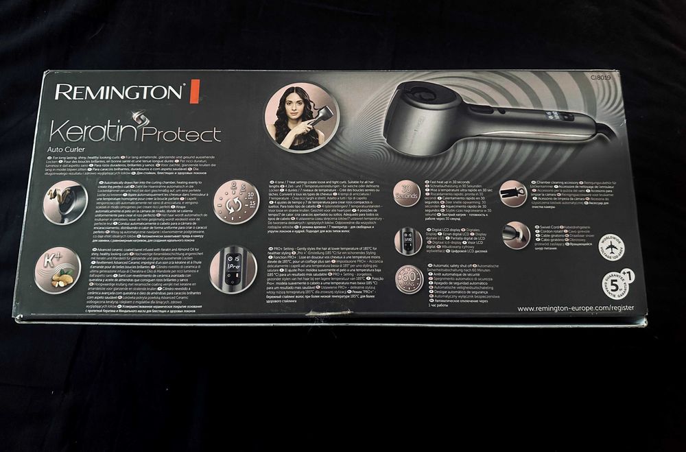 Автоматична маша за коса Remington Keratin Protect