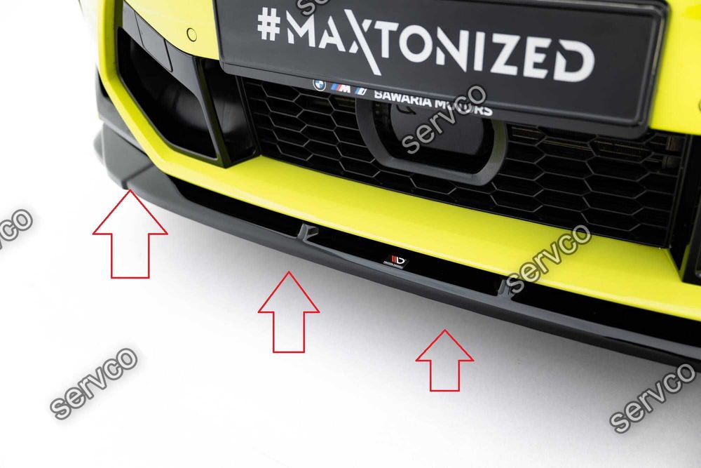 Prelungire splitter bara fata Bmw X4M F98 Facelift 2021- v3 - Maxton Design