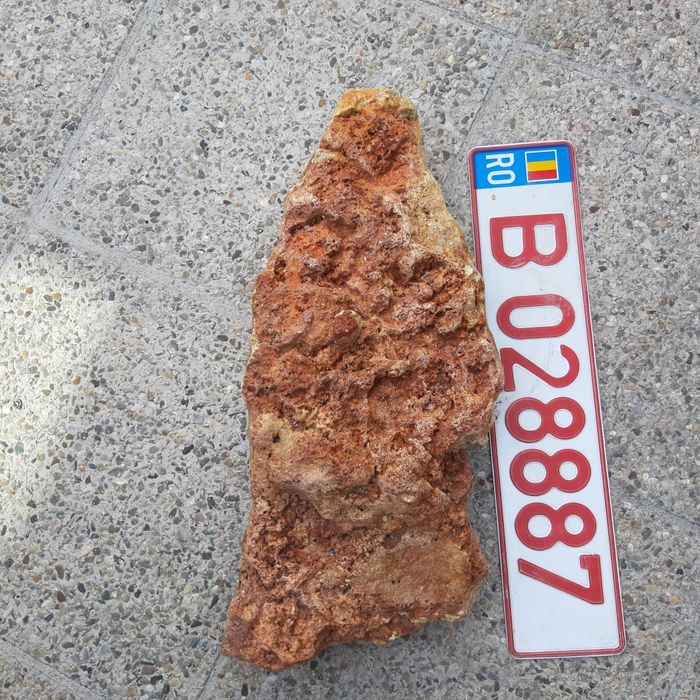 Piatră naturală decorativă trei straturi, inserții diferite culori Mar