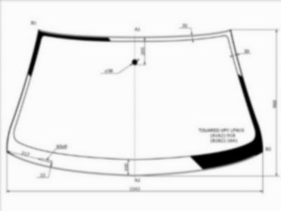 Стекло лобовое  Porsche Cayenne