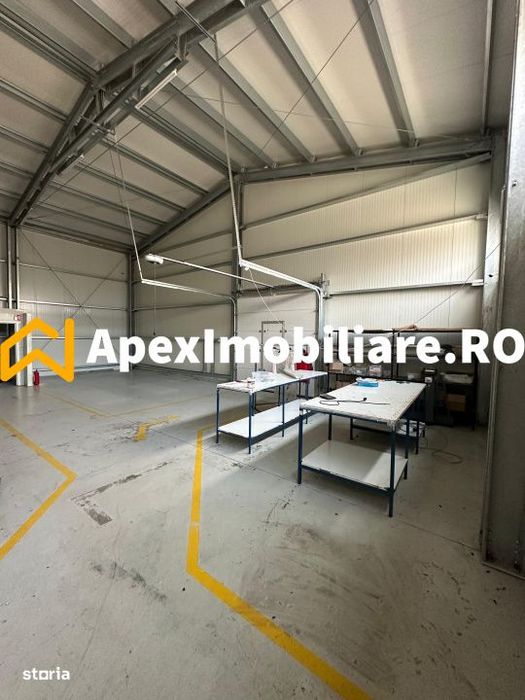 Hala Industriala Vest Ploiesti 550 mp + Birouri | Parcare 20 auto | Ac