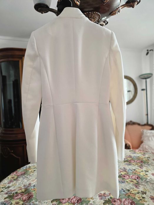 Sacou alb elegant ZARA