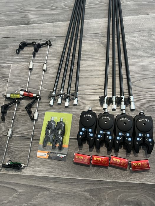 Set 4 senzori SAIMINO + 4 Swingeri + 8 tije + 4 baterii + 4 Capete