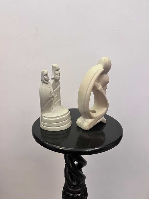 Set doua obiecte din roca bibelouri bibelou figurine