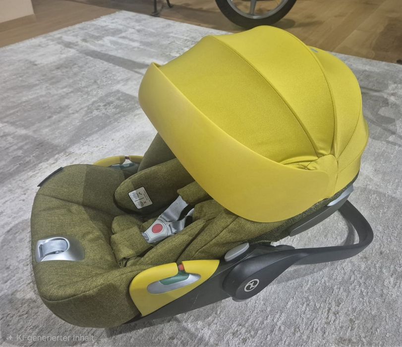 Scoică auto Cybex Platinum Cloud Z2 i-Size Plus - NOUĂ / NEFOLOSITĂ - Mustard Yellow