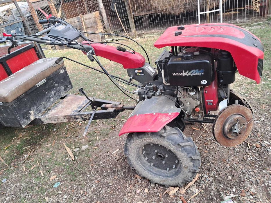 Vand motocultor Weima disel 12 cp cu diferential la mana