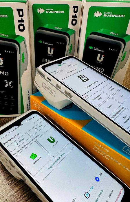 Кассовый аппарат+Терминал 3 в 1. UZCARD/HUMO