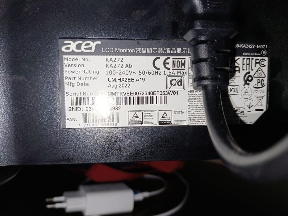 Монитор-Acer доп моник