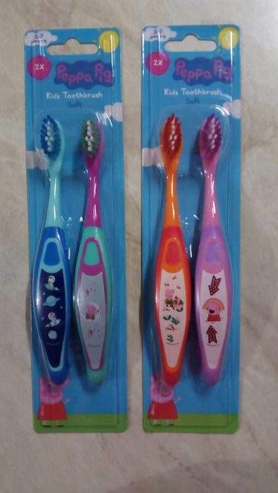 Нови електрически четки за зъби Dr.Fresh Medium,Colgate и Peppa Pig