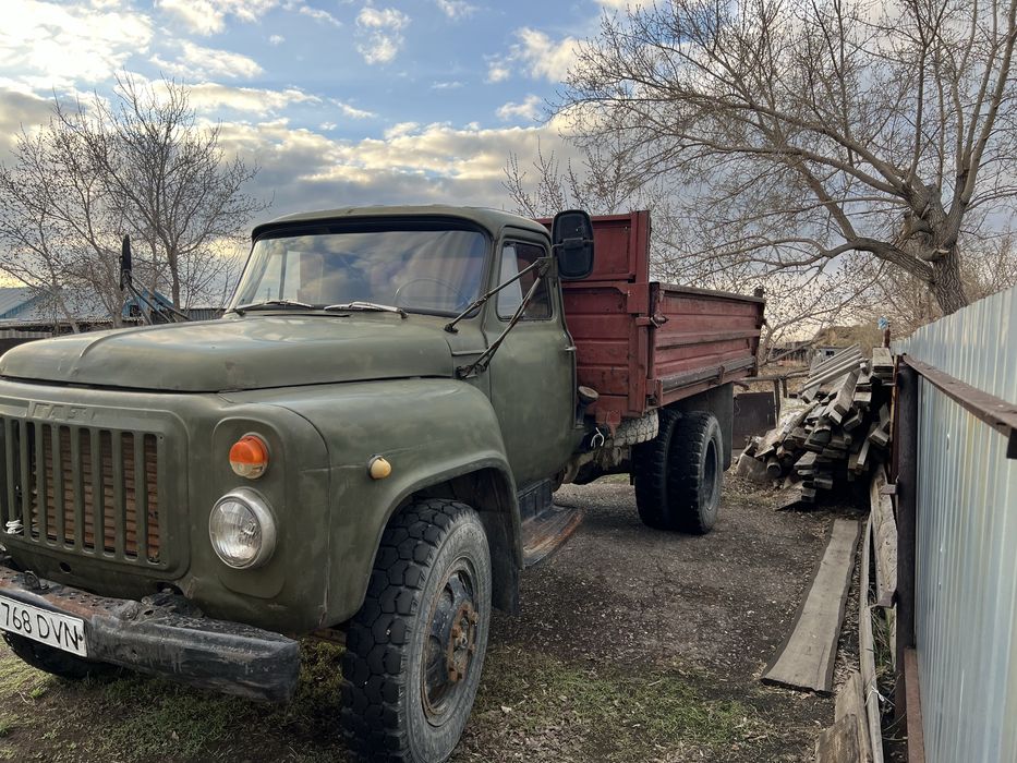 ГАЗ 53 самосвал на ходу