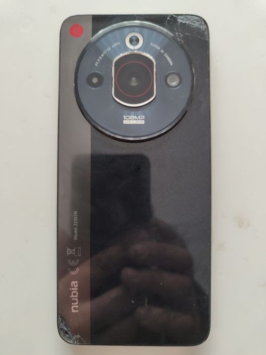 Telefon mobil ZTE Nubia Focus PRO, 256GB, 8GB + 12 RAM, 5G, Black