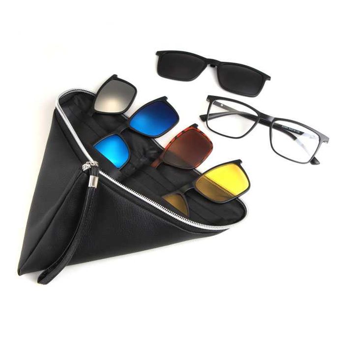 Очки с магнитными насадками 6+1 узгарувчан насадкали очки 6+1