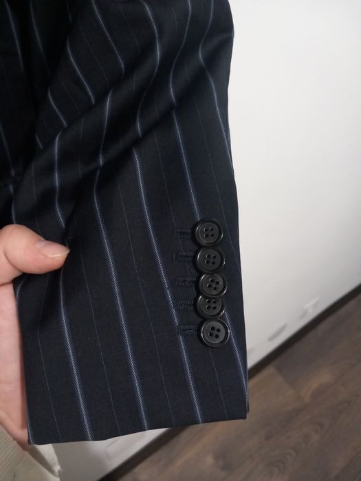 Sacou dungi barbati 100% wool