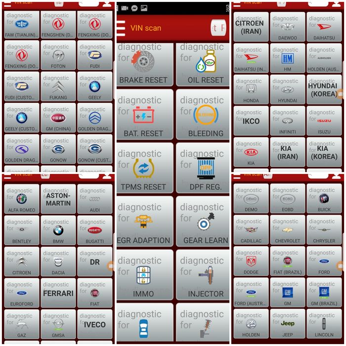 Отключване Thinkdiag Launch Mucar Easydiag x431 Ъпдейт Преработка