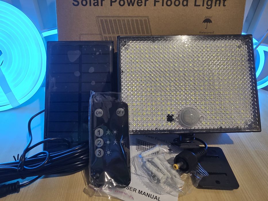 Соларна лампа за открито