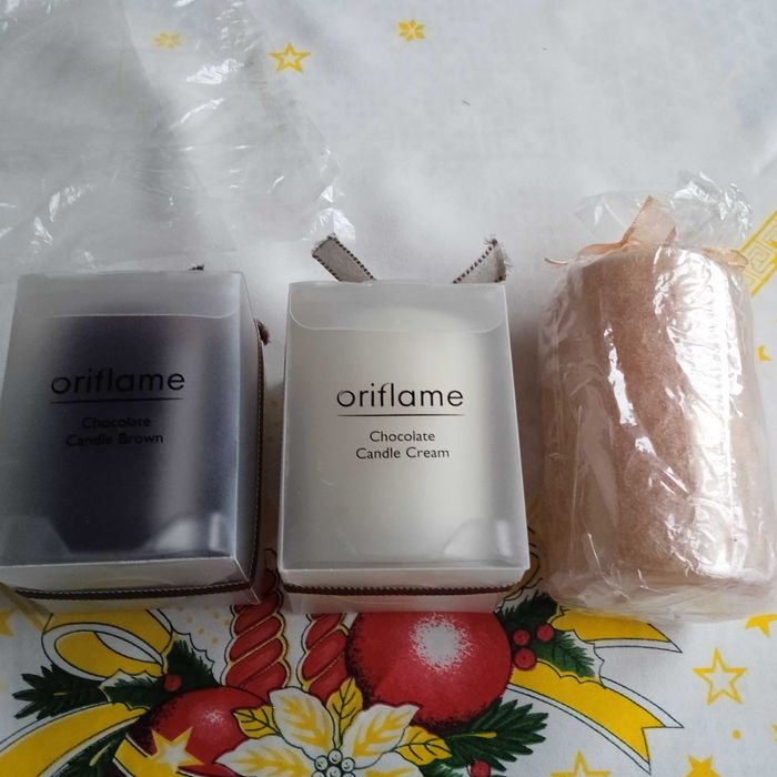 НОВ комплект ароматизирани свещи Орифлейм - 3 броя