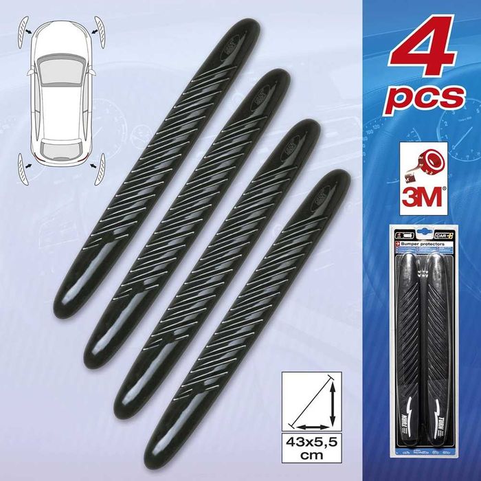 Универсални протектори за автомобилни брони - 4 броя.