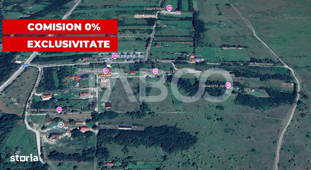 Teren intravilan 2050m acces auto zona turistica Valea Avrigului