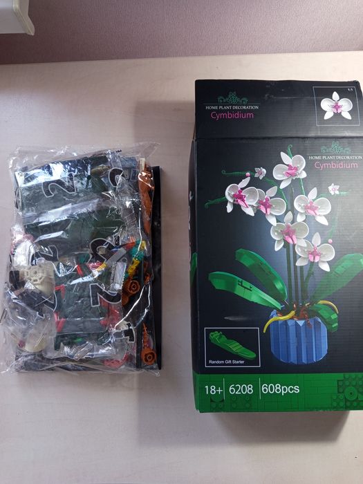 Лего цветок орхидея