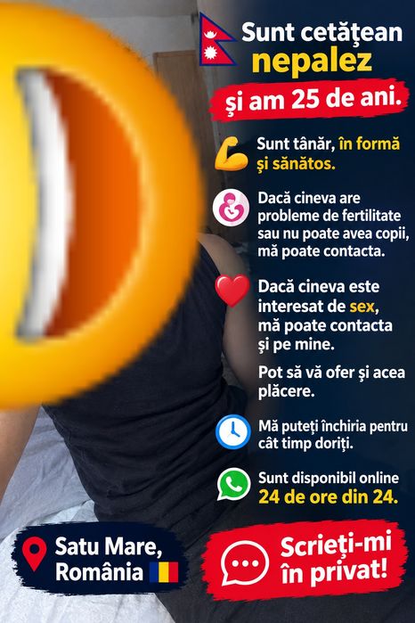 Sunt disponibil online 24 de ore din 24. Scrieți-mi în privat!