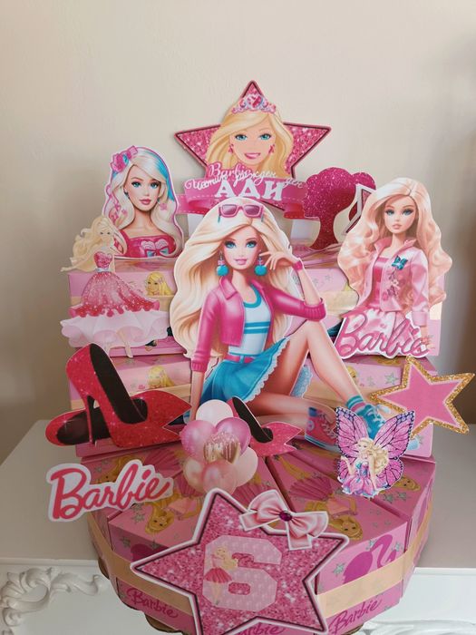 Промоция!Изработка на картонена торта.Цена за едно парче 1лв.Украса