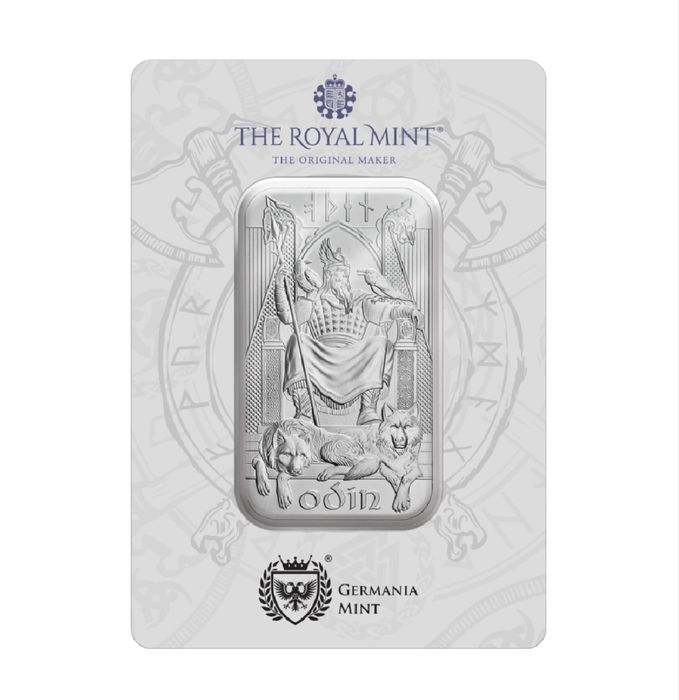 Moneda Lingou argint 1oz Odin/Thor pur 999% 31.103/gr