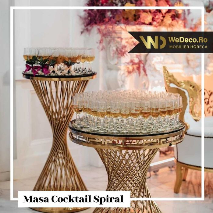 NOU! Masa Cocktail - Sampanie Evenimente - Produs de Lux