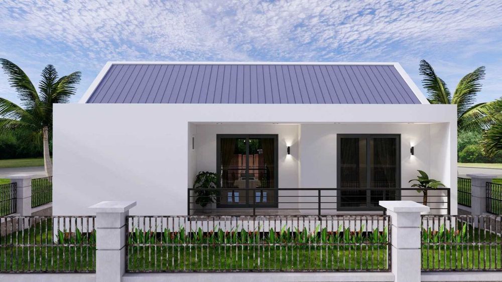 НА ИЗПЛАЩАНЕ - Евтина сглобяема къща с 2 спални, 116 кв. м