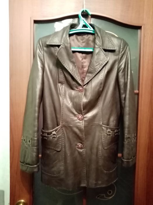 Куртка кожаная с подстежкой