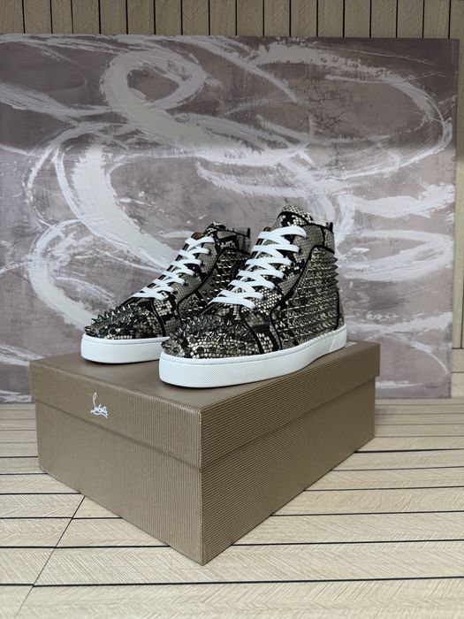 Christian Louboutin High Phyton Beige