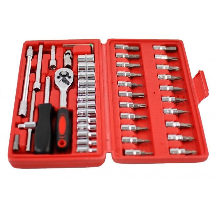 Trusa tubulare și biti 1/4 torx impus șurubelnița