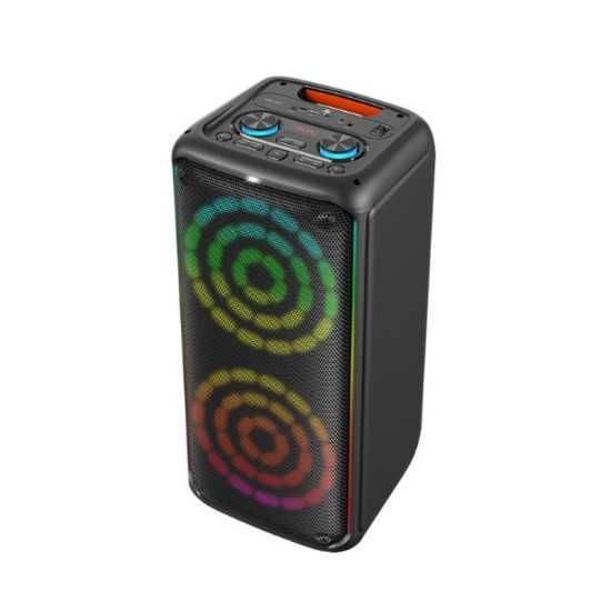 KTS-1912 Безжична Портативна Караоке Аудио Система с 2 Микрофона