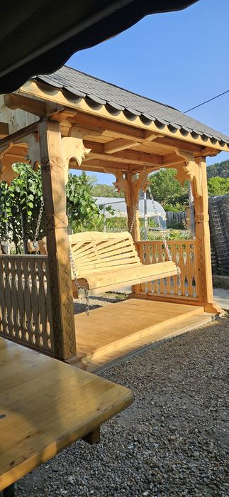 Balansoar de gradina scluptat