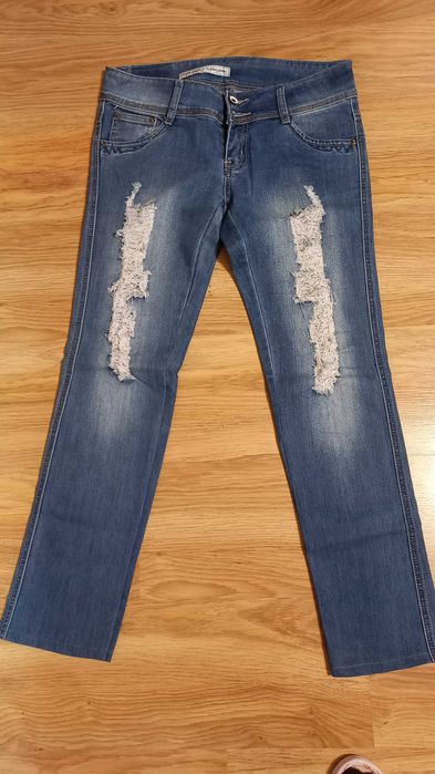 Дамски сини дънки