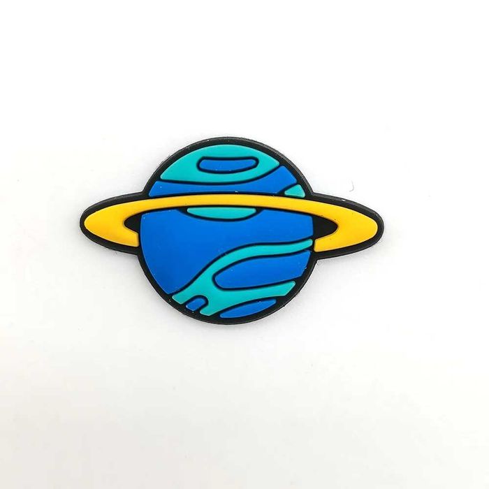 Set 20 Pini PVC Accesorii pentru Crocs Saboti Jibbitz, Model Astronaut