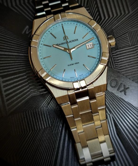 Швейцарские часы Maurice Lacroix Aikon Colours Edition Tiffany Blue