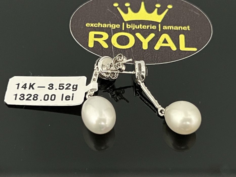Bijuteria Royal CB : Cercei aur 14K  3,52 grame