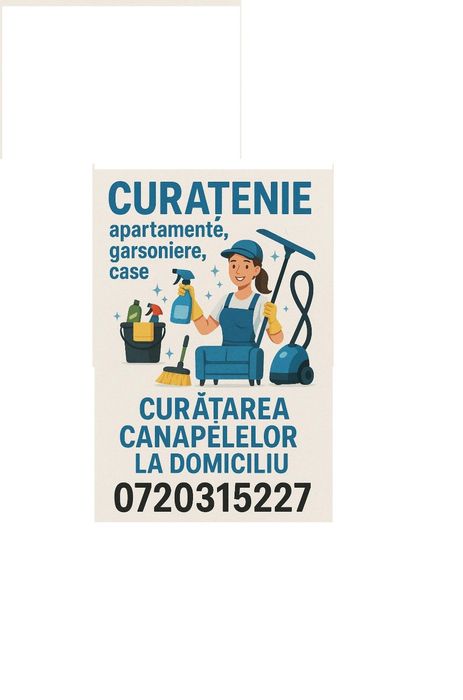 Oferim curățenie la domiciliul clientului