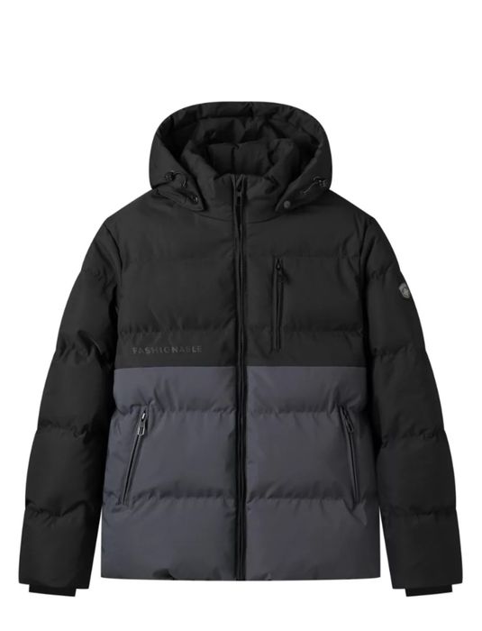 Мъжко зимно яке с качулка