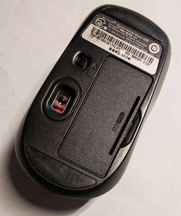Microsoft wireless mouse 1000, 1000 dpi, no log. merge perfect