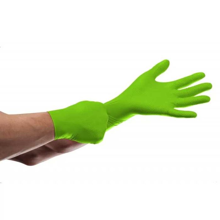 Автосервизни плътни и дебели нитрилни ръкавици
