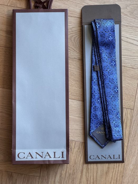 Canali – Оригинална копринена вратовръзка, чисто нова