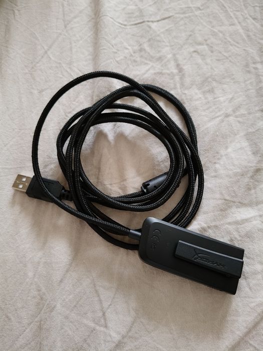 Vând placă de sunet HyperX Cloud 7.1, USB, Negru Audio, Microfon