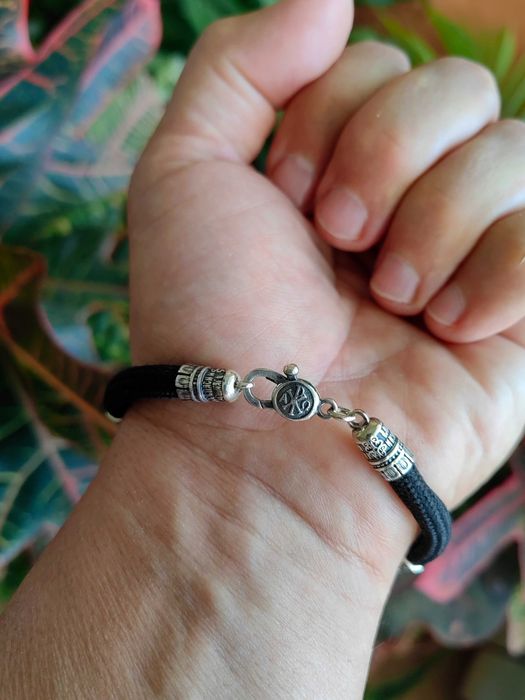 Мъжка сребърна гривна, православна сребърна гривна, дамска гривна