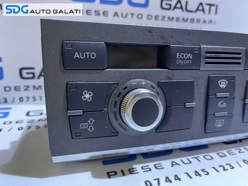 Panou Comanda AC Clima Climatronic Audi A6 C6 4F 2005 - 2011 Cod 4F2820043H 4F0910043