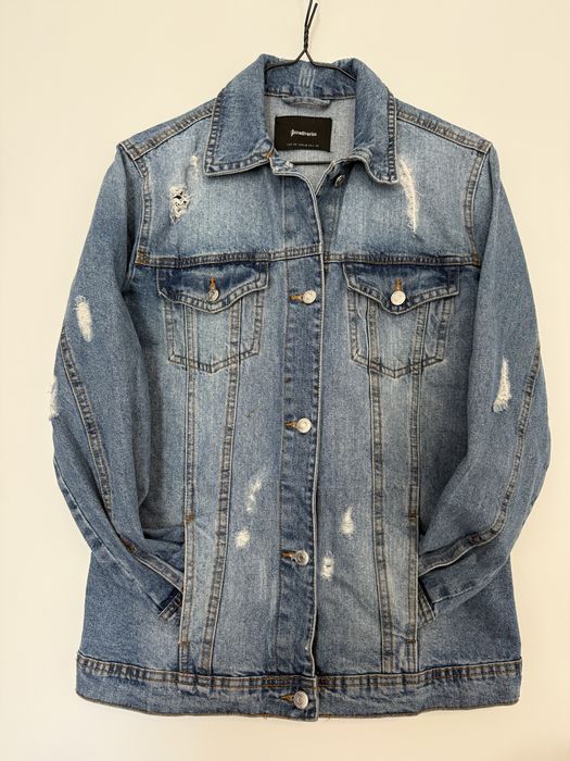 geaca de blugi, rupta, Stradivarius M