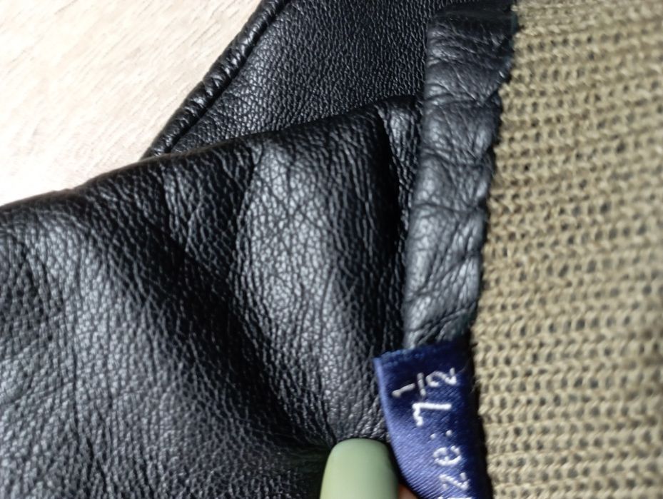 Перчатки кожа Италия 7,5 размера