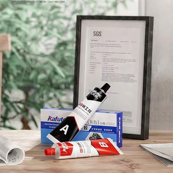 Клей по металлу (холодная сварка) Kafuter К-9119ТМ, 100 гр.